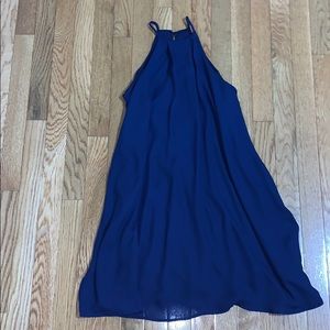 High neck/ halter flowy dress